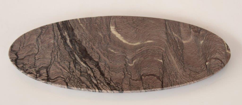 Dark Oval Marble Board